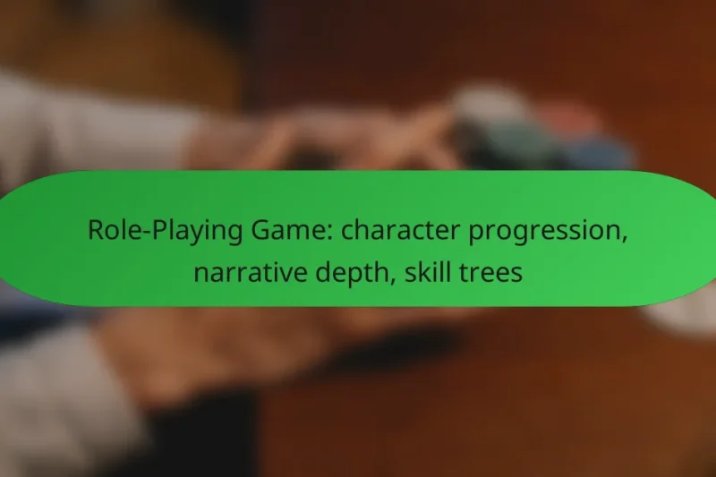 Role-Playing Game: character progression, narrative depth, skill trees